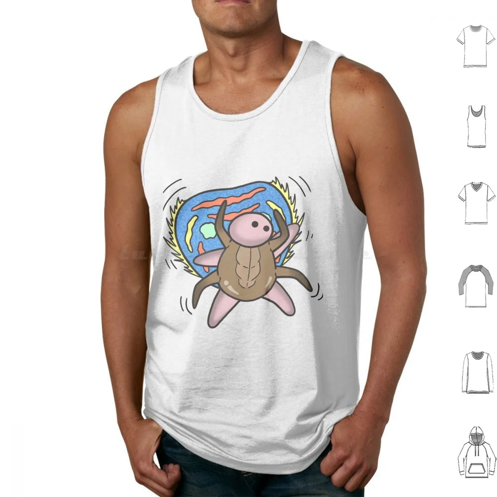 Stimming Peacock Spider Tank Tops Vest Sleeveless Stimming Neurodivergent Neurodivergence Nd Autistic Dancing Audhd Peacock