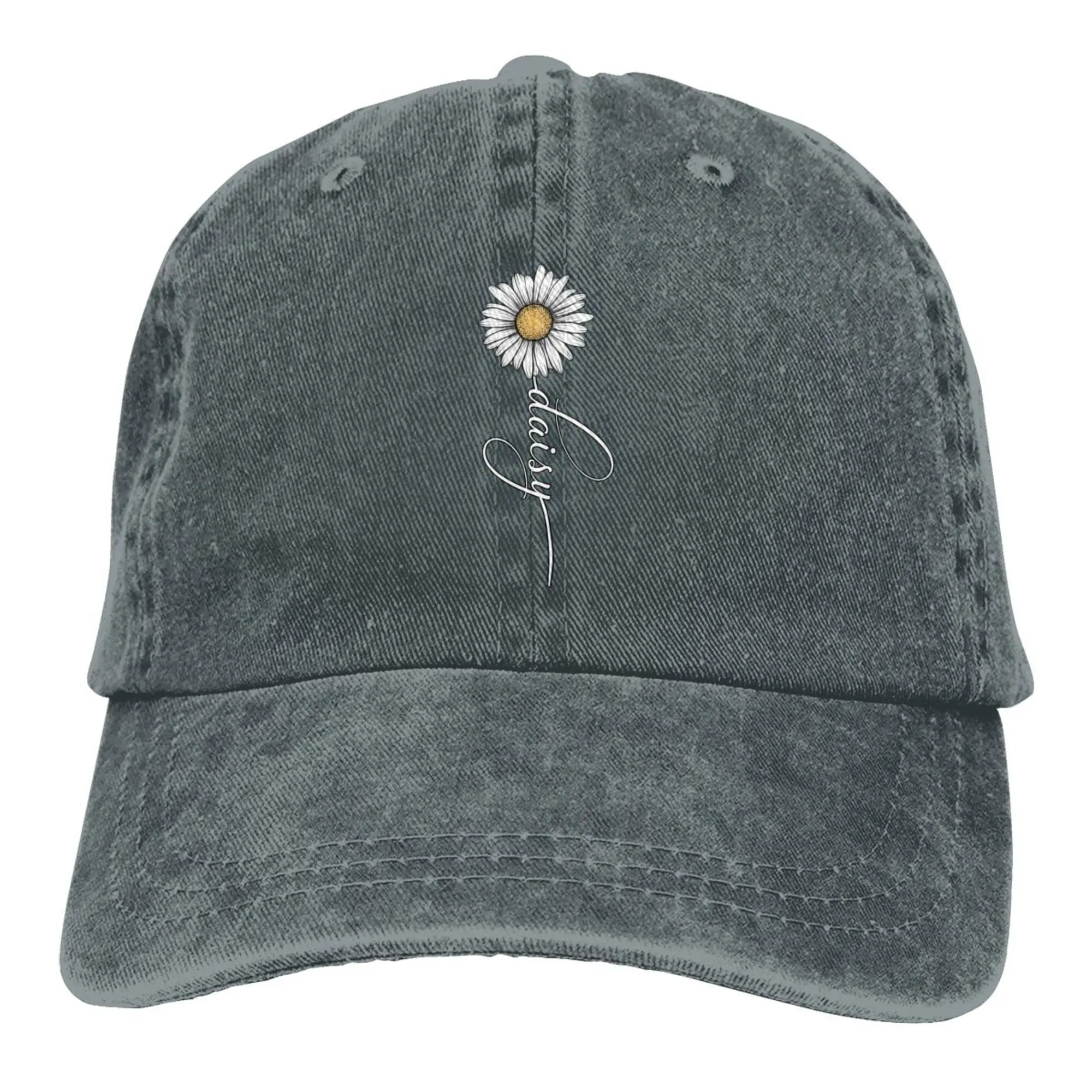 

Daisy Cotton Baseball Hat Adjustable Dad Cap Unisex Adult Vintage Trucker Hats for Women Men Outdoor Sport