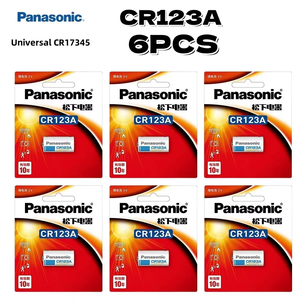2-20 SZT. Oryginalna bateria litowa Panasonic CR123A 3V do kamery Arlo, CR123A CR17345 DL123A EL123A 123A — zdjęcie produktu 5