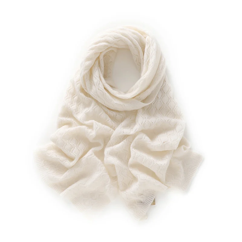 KOIJINSKY New Cashmere 180*40 Women in spring, autumn and winter, soft warm needle knitted scarf