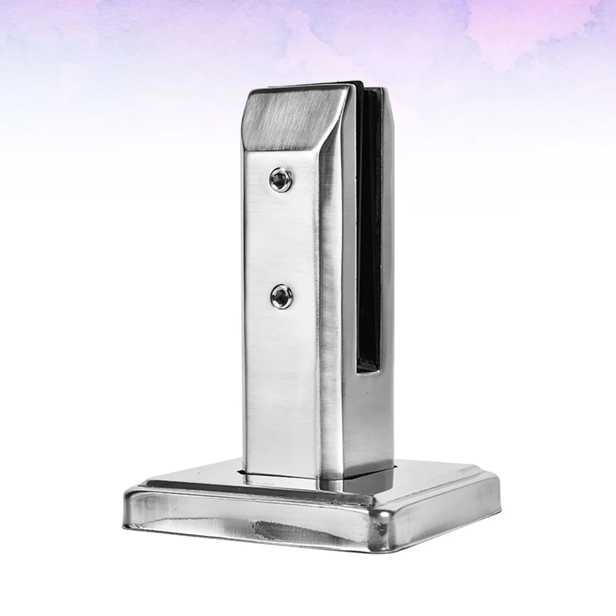 Door Knob Handle Glass Bracket Fixing Tool Supporter The Fence Stainless Steel Clamp Silver Holder Baby