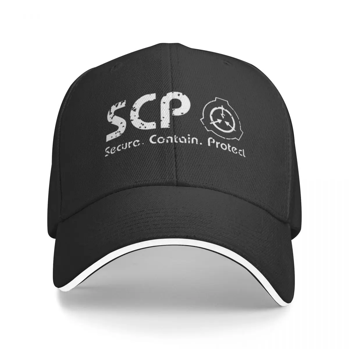 SCP Foundation Baseball Cap Logo Print y2k Retro Trucker Hat Spring Women Men Sports Hot Sale Printed Snapback Cap