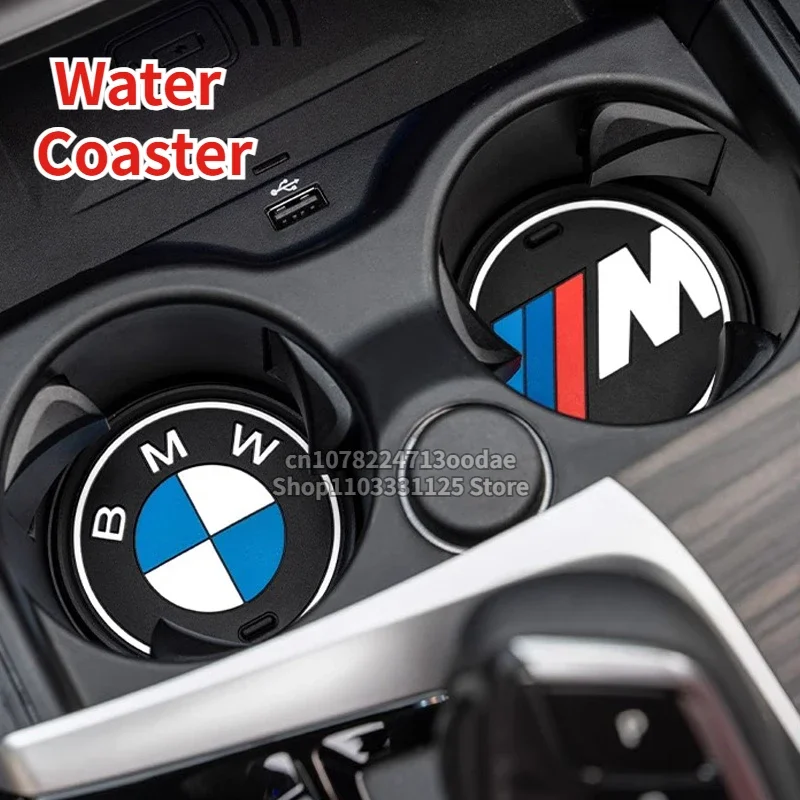 Thickened version Car Water Coaster For BMW E90 F10 E46 E60 F30 F20 E92 F15 F16 X M 1 2 3 4 5 6 7 Series Accessories