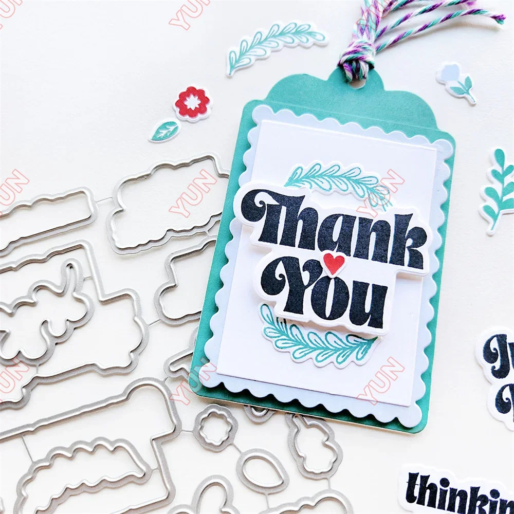 Love Flourishes Sentiments Inks Stamp Set Light Burst Cover Plate Die Stamps DIY Scrapbooking Diary Greeting Card Gifts Making