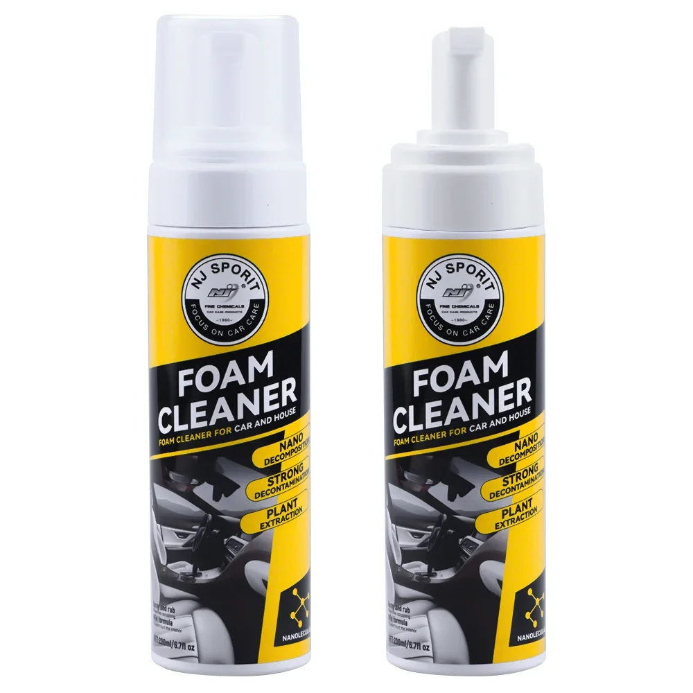 

Car Interior Cleaner 200ml Interior and Dashboard Cleaner Multifunctional High Foam Car Cleaner Interior for Cars