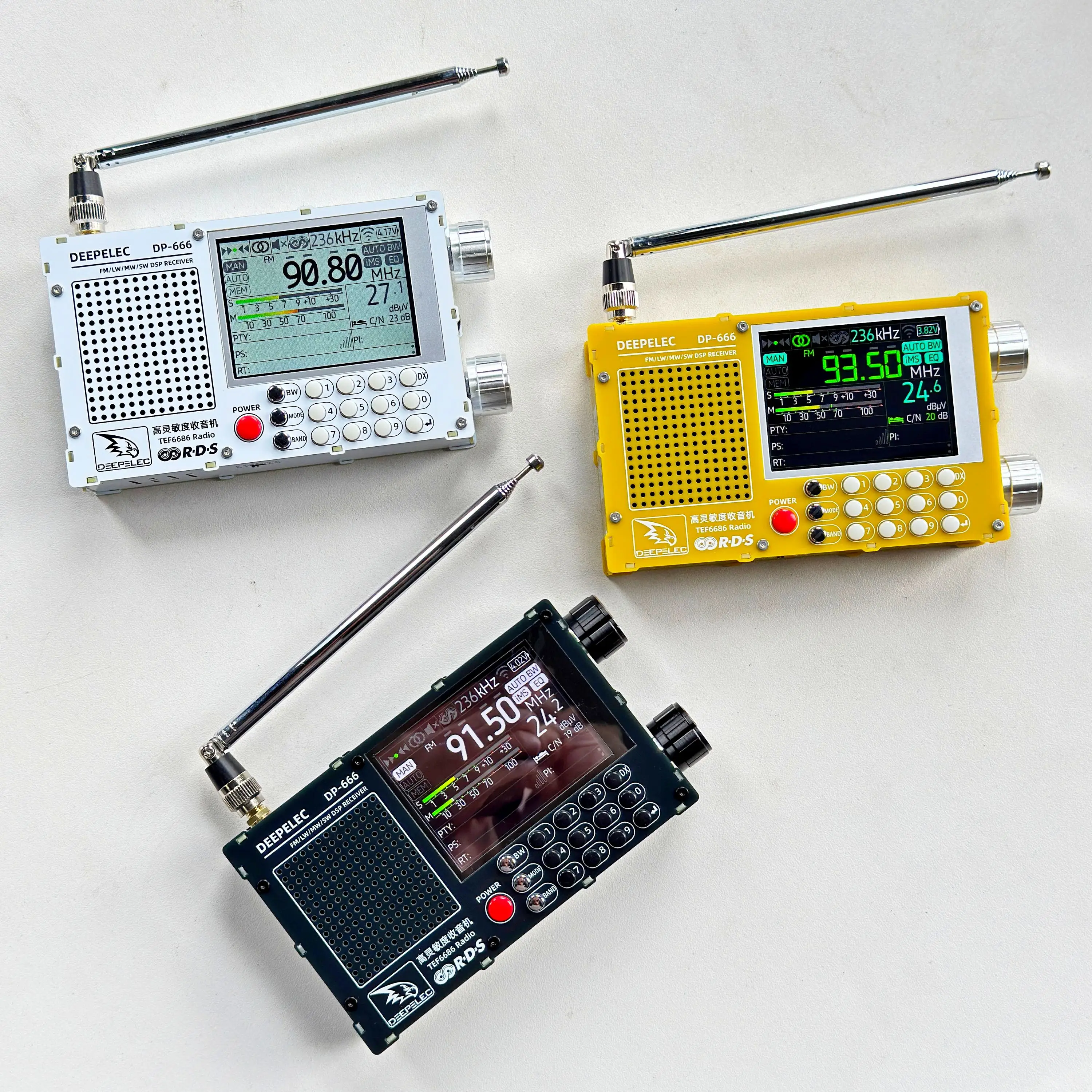 DP-666 DEEPELEC TEF6686 ラジオ高感度フルバンド FM AM LW MW SW 短波