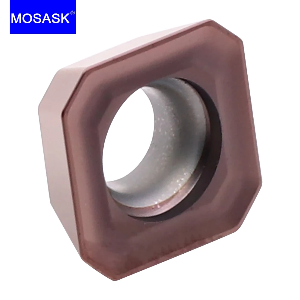 Imagem -06 - Mosask Fresa de Torno Cnc Fresa de Seht 1204 Zp1521 Inserções Miil de Face em Carboneto Quadrado de 45 Graus com 10 Peças Aço Inoxidável