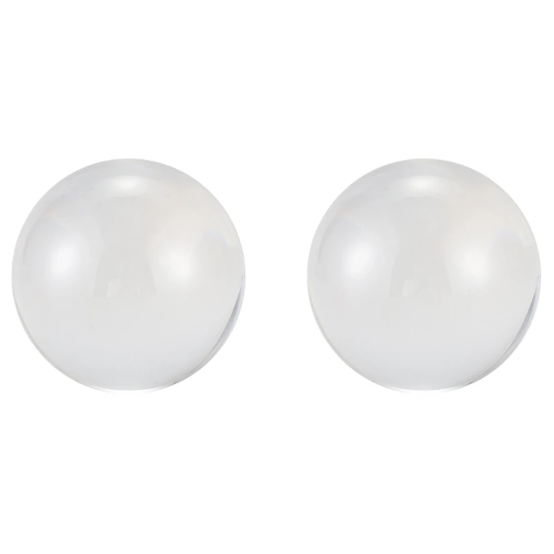 2Pcs 60Mm Clear Acrylic Ball Transparent Contact Manipulation Juggling Ball Gifts