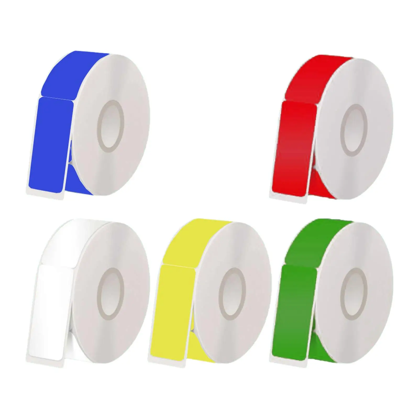 Cable Labels Multi Color Multipurpose Thermal Labels Easy to Install Water Resistant Stickers Wire Tags for P15 P12 Q35 P11 D30