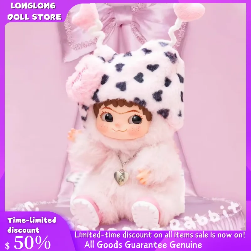 

Spot Genuine Wakuku Co-Branded Blind Box Plush Dolls Hanging Card Cute Lined Plastic Dolls Plush Toys Ornaments Send Friend Gift