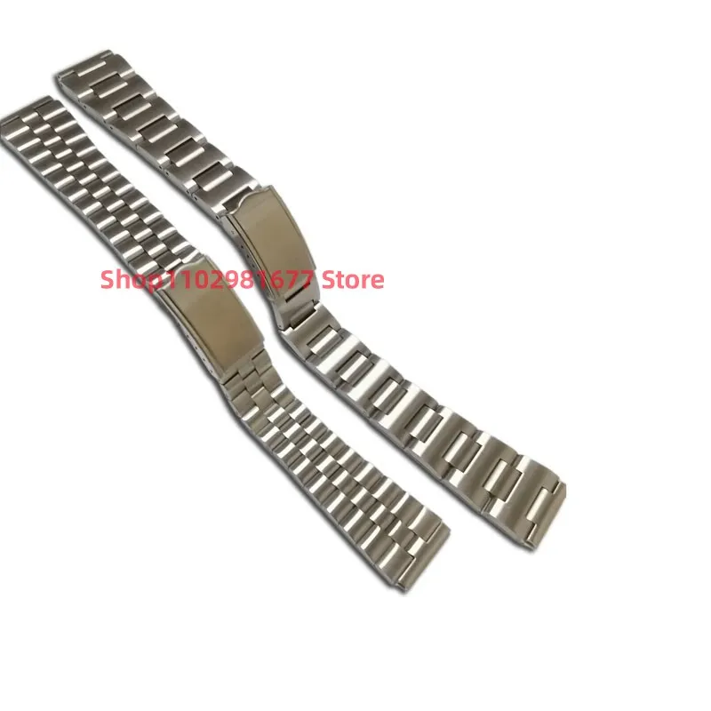 19mm 316L Stainless Steel President Straight End Silver H Links Watch Band Strap for SKX 6138 6106 6119 4006 Sport 5 Bracelet