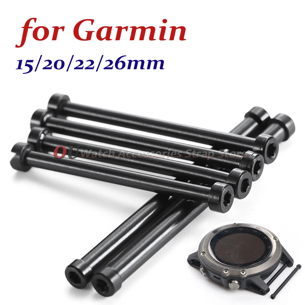 15 20mm 22mm 26mm Uhrenverbindungsschrauben für Garmin Fenix 4/5/6/7 Forerunner 935 945 955 Verbindungsstifte Schraubendreher Ersatzwerkzeug