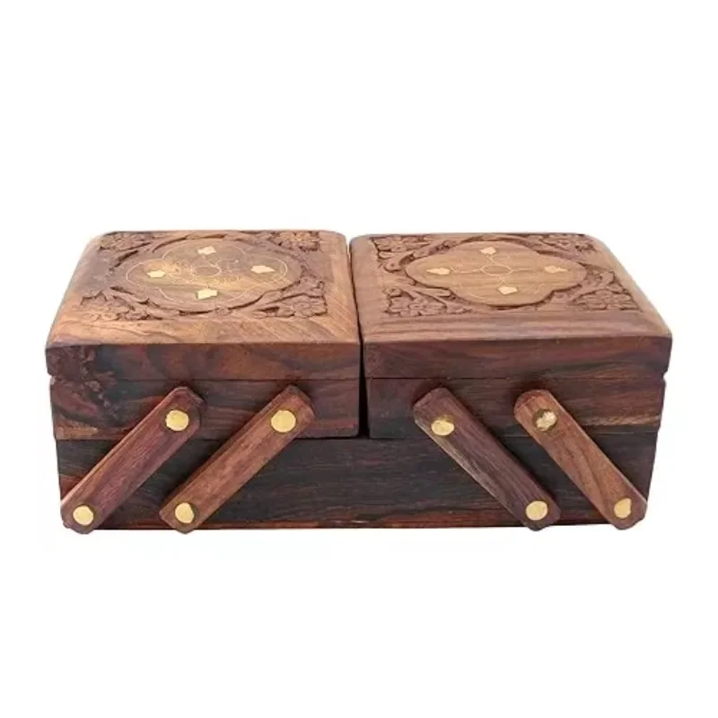 

Wooden decorative jewelry box