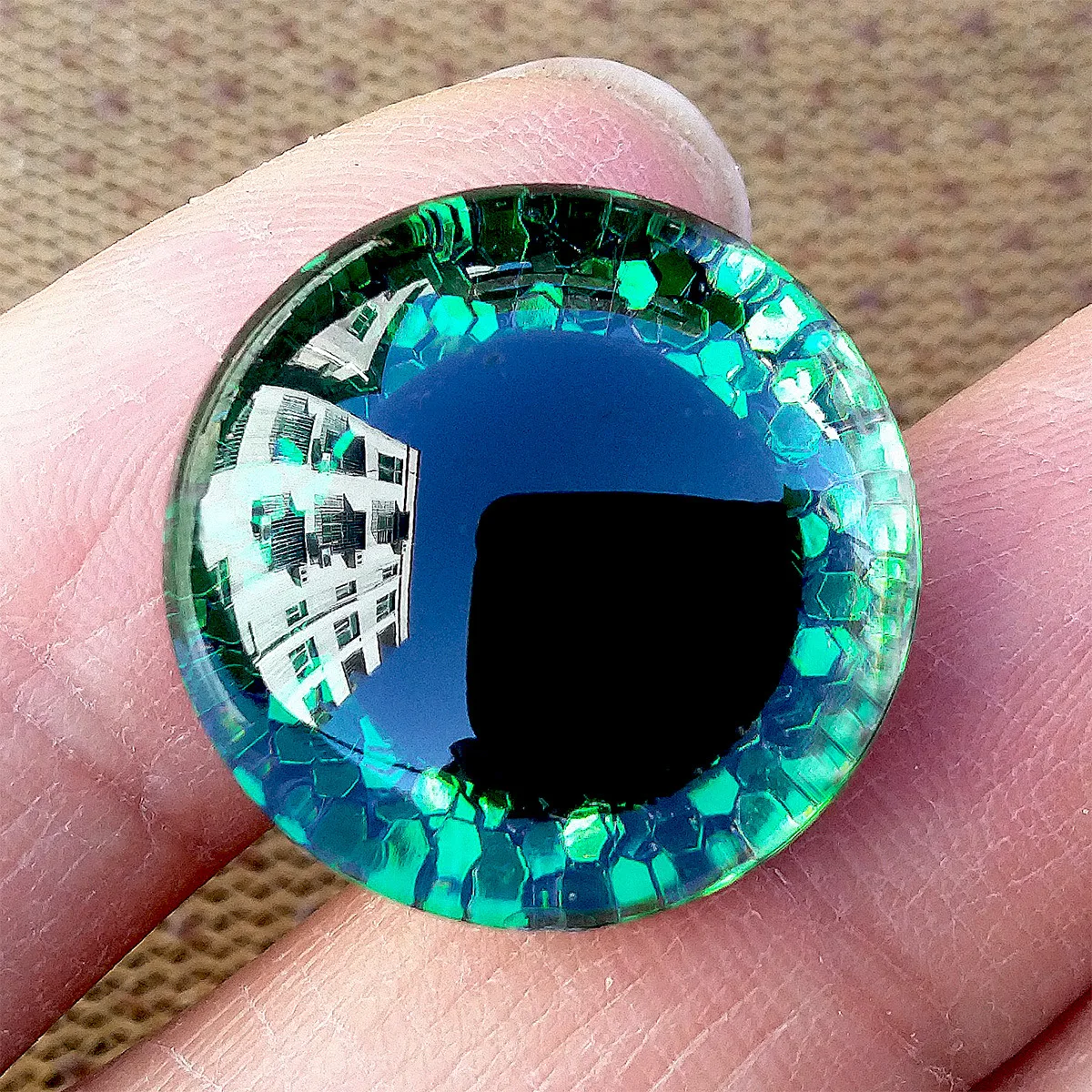 Gemischte Farbe 16mm Harz Sicherheit Glitter Puppe Zubehör Auge Für Spielzeug Handwerk Tiere Amigurumi Häkeln Diy Puppe Machen 5 paare/los – Detail 5