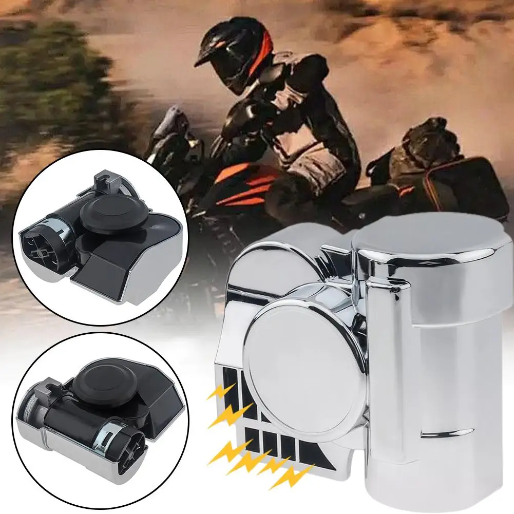 

12v Motorcycle Integrated Air Horn For Super Loud Car Horn Sound Air Horns With Relay For Motorcycle Train Horns J4n9