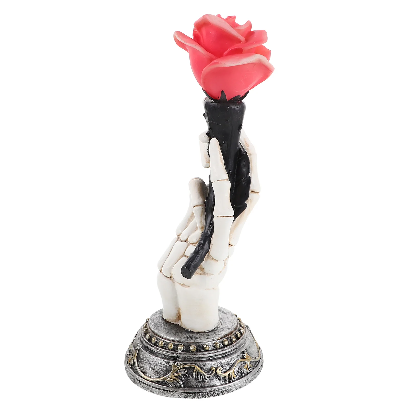 

Halloween Hand Bone Decoration Lamp Gothic Bedroom Decorative Lights Skull Rose Resin Valentine