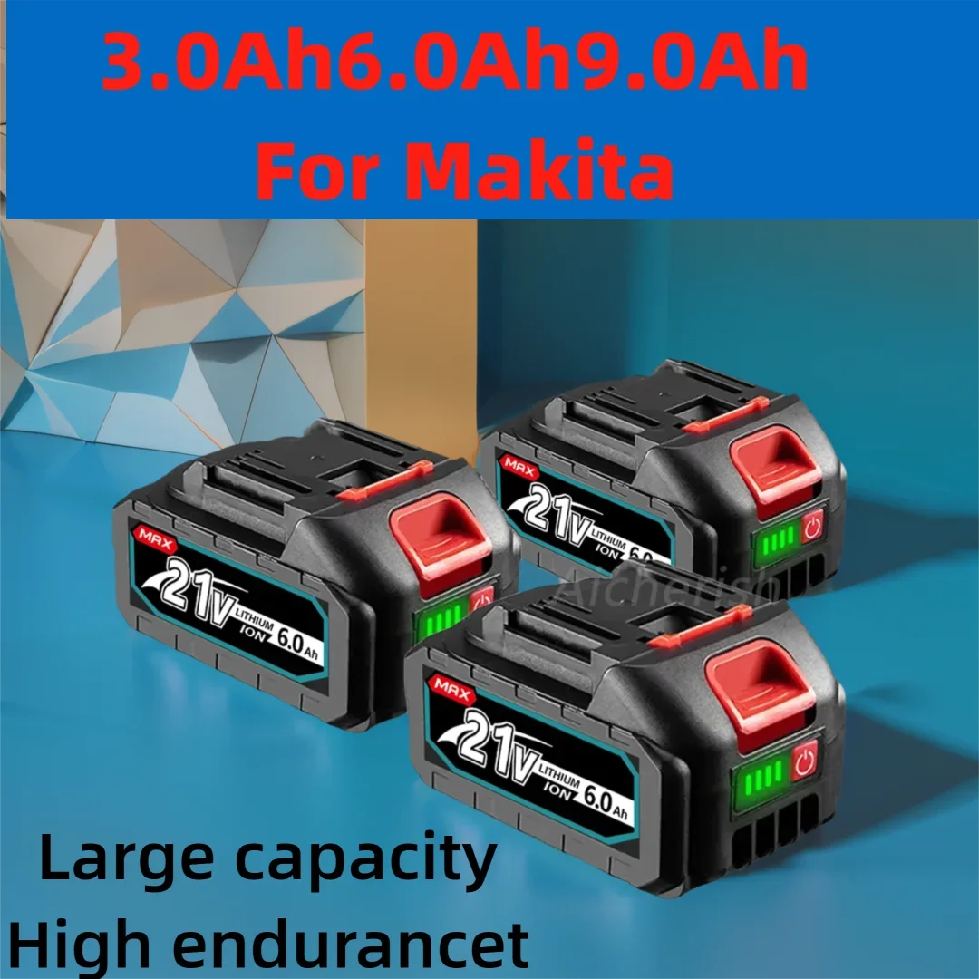 

For Makita 18V-21V 9.0Ah/6.0Ah Charge Battery,BL1860 BL1850 For Cordless Tools High-Performance Lithium-Ion Battery