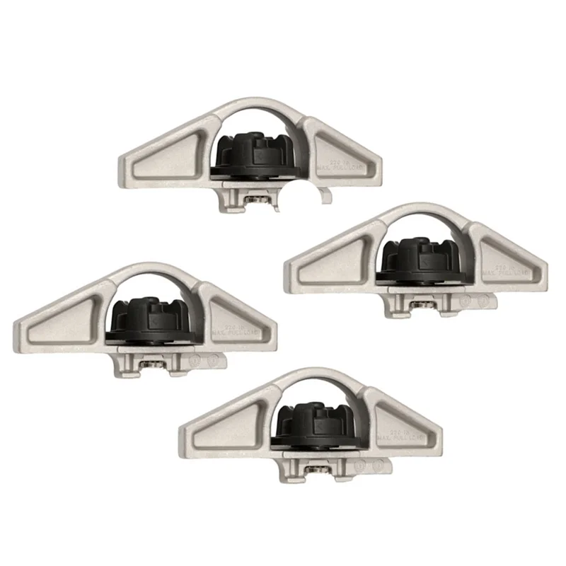 

Well-4 Pcs Car Cargo Tie Down Anchors Bed Rail Cleats PT278-0C010 For Toyota 2007-2021 Tacoma 2007-2024