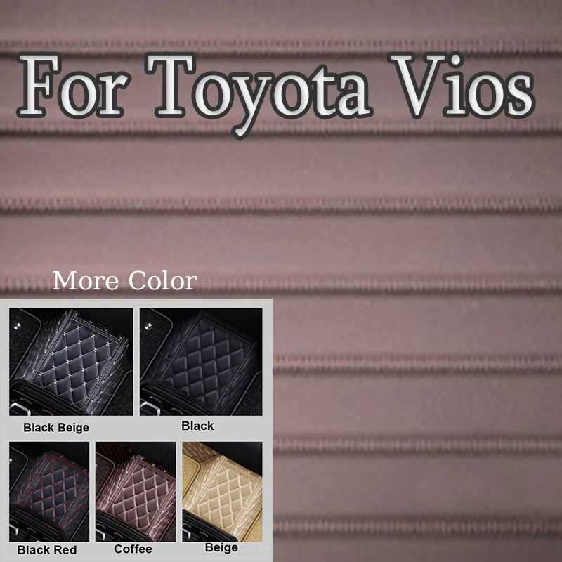 

Luxury Car Mats For Toyota Vios Yaris sedan ATIV Limo XP150 2013~2022 Carpet Rugs Leather Mat Waterproof Floor Pad Set Car Mats