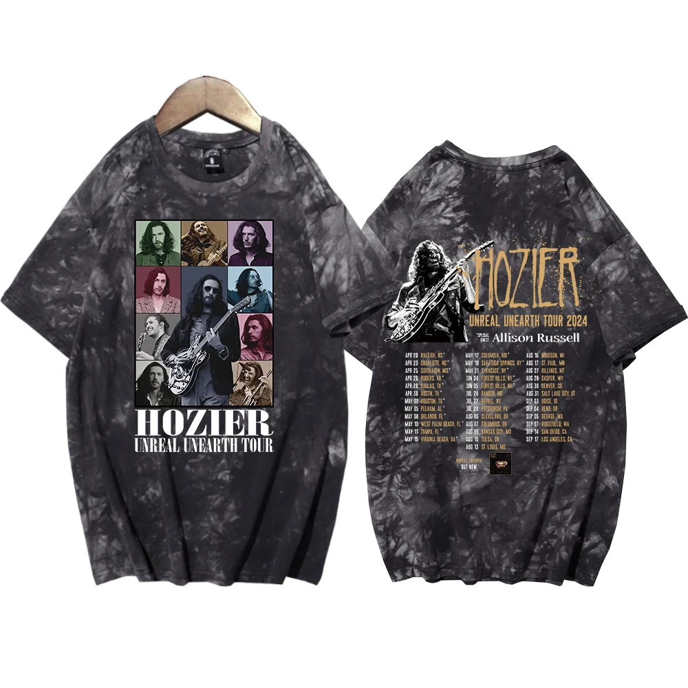 Hozier Shirt Hozier Music Album Tie Dye T-Shirt Steetswear Man Woman Hozier Unheard T-Shirt Fans Tops Gift Harajuku