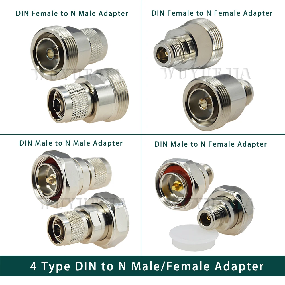 

1Pcs L29 7/16 DIN To L16 N Male Female Jack Adapter L29 DIN To N Quick Plug Straight 50 ohm RF Coax Connector Brass High Quality
