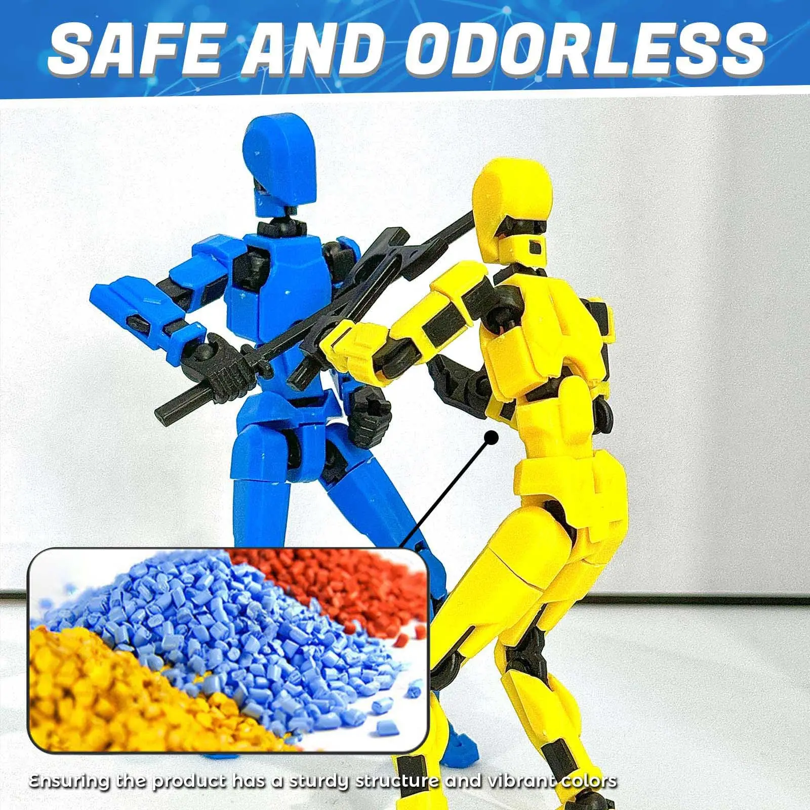 (조립 완료) T13 액션 피규어 세트 (박스 포함), 3D 프린팅 13 로봇 타이탄 13 액션 피규어, T13 액션 피규어 조립 완료