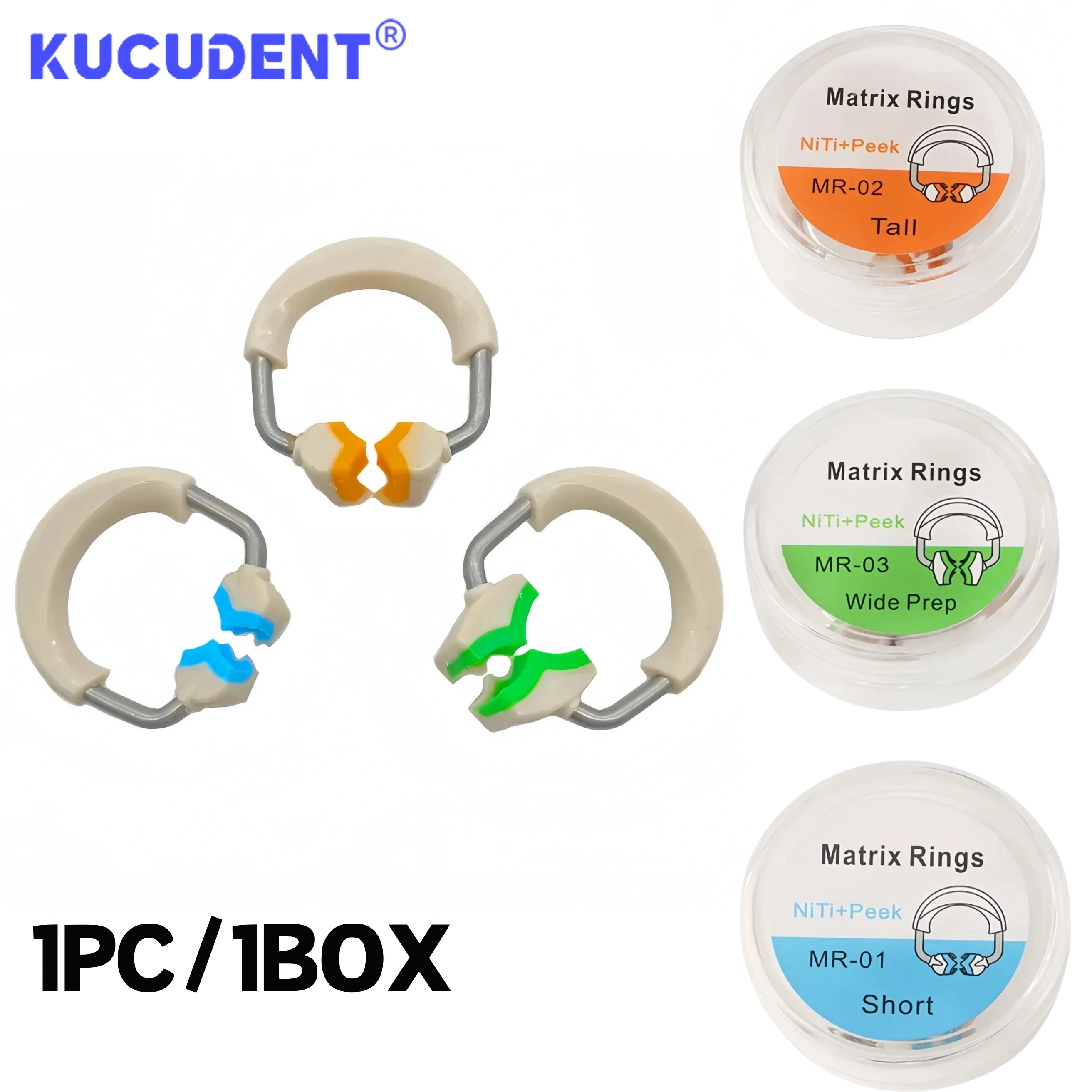 Dental Niti Matrix Bands Super Elastic Alloy Style Clamp Kit Autoclavable for Restorative Clinic Use Improved Tooth Separation