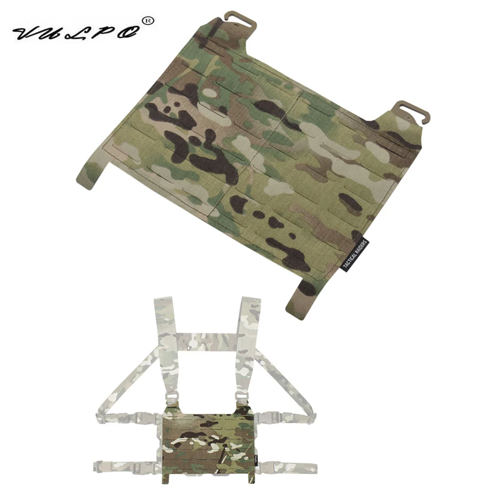 VULPO Laser Cutting Ferro Style FCPC Vest Chest Rig Molle Front Flap Expansion Panel