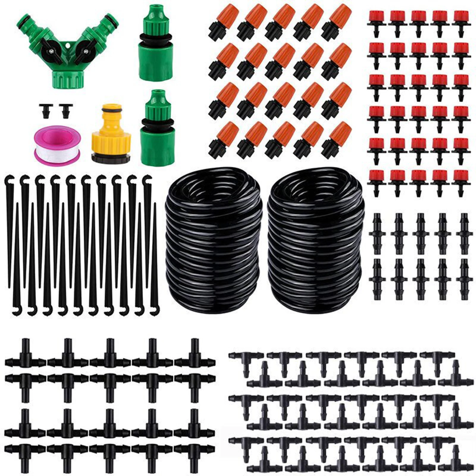 Mist Cooling Automatic Irrigation System Drip Irrigation System Garden Plant Automatic Watering Hose Kit