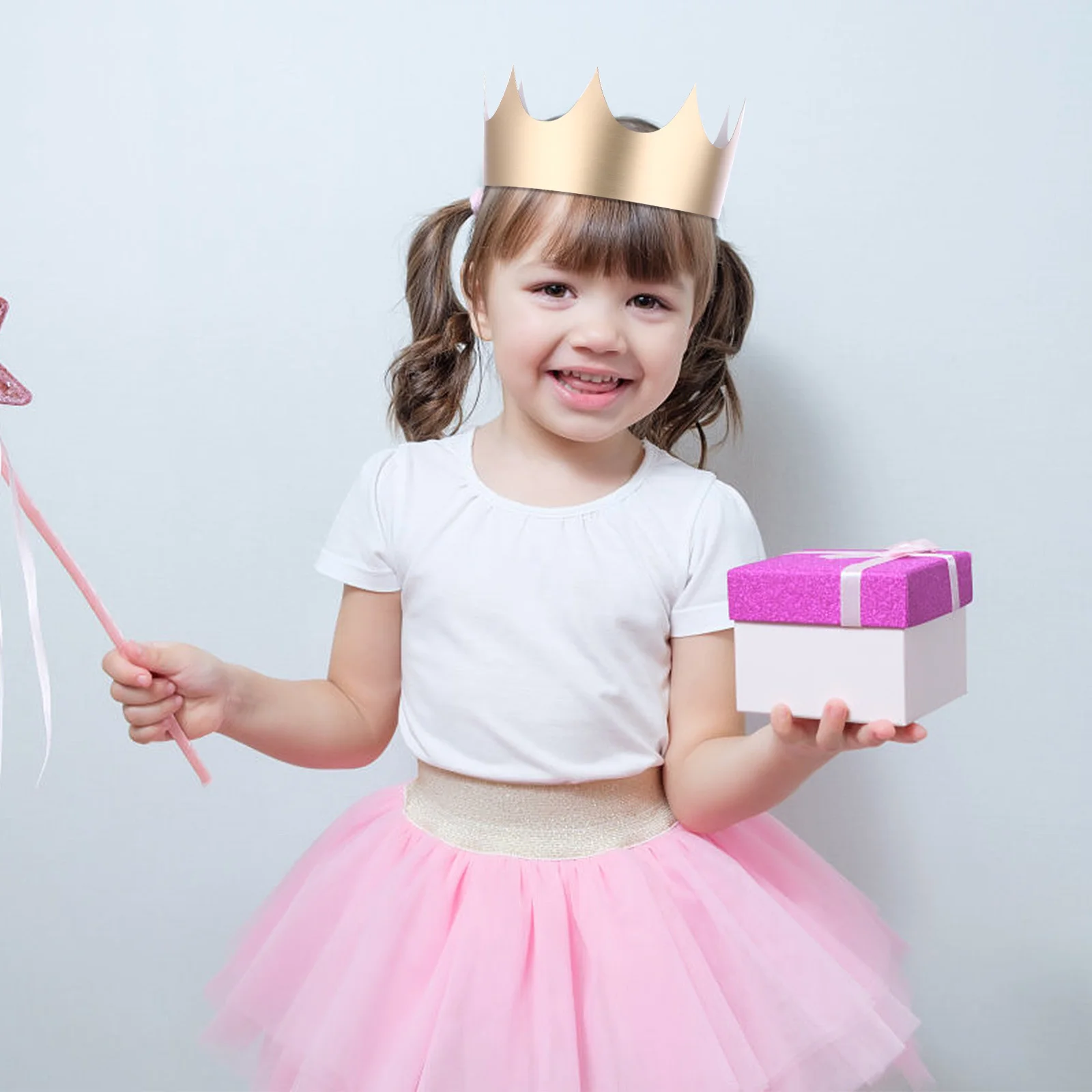 

30Pcs Birthday Party Crown Adult Party Supplies Comfortable Colorful Photo Props Hats Crown Birthday Hat