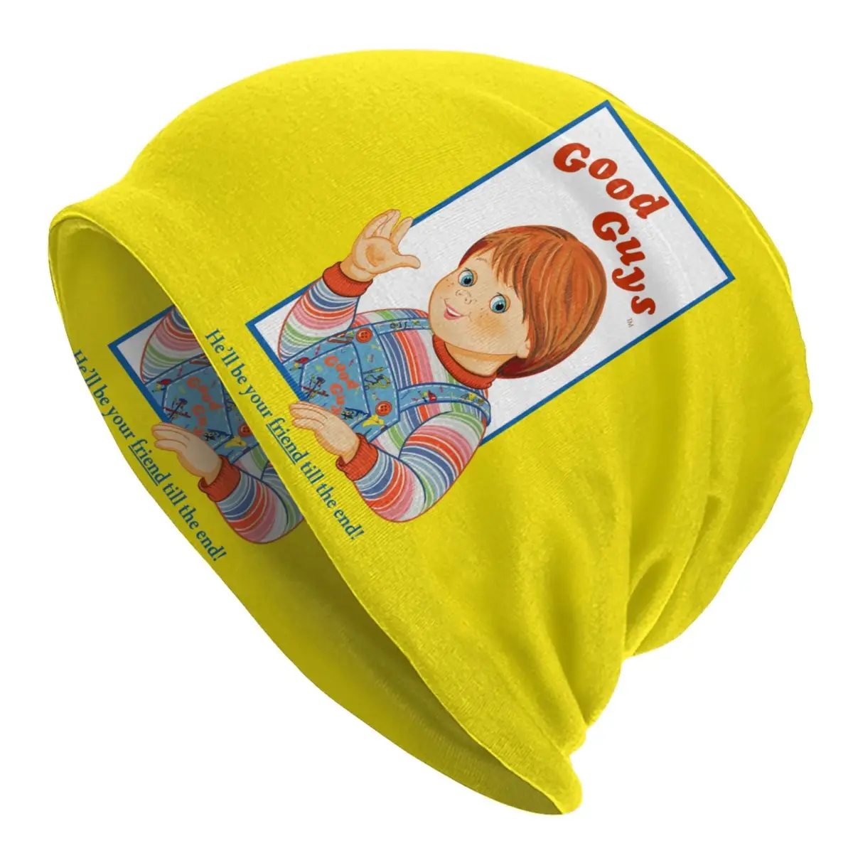 Child\'s Play Good Guys Chucky Bonnet Hat Knit Hat Men Women Hip Hop Unisex Adult Winter Warm Skullies Beanies Caps