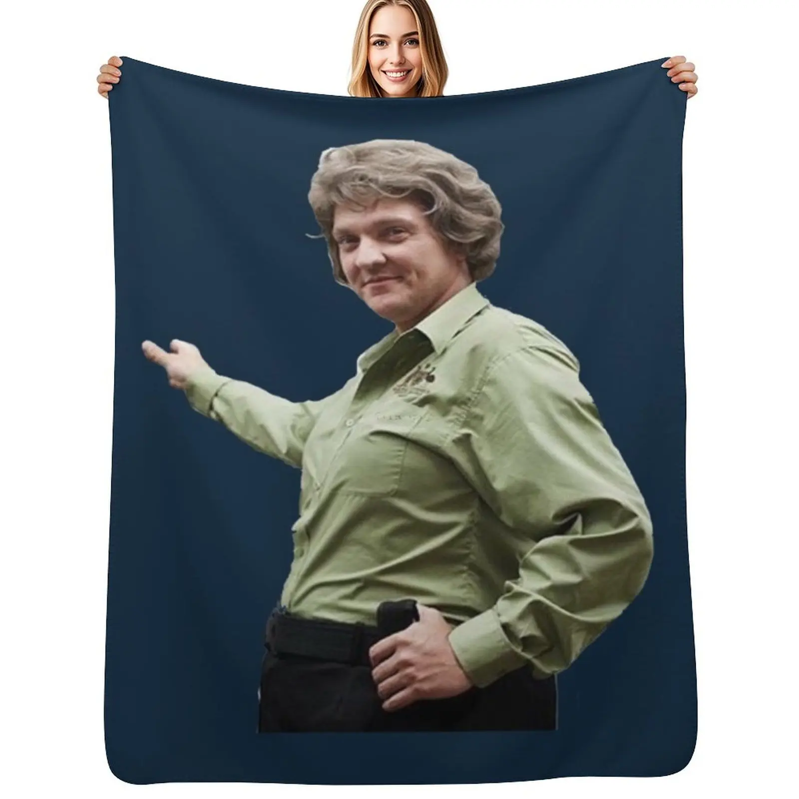 Angry Boys (Chris Lilley) Ruth ‘Gran’ Sims Throw Blanket Soft Comfort Blanket for Reading Watching TV