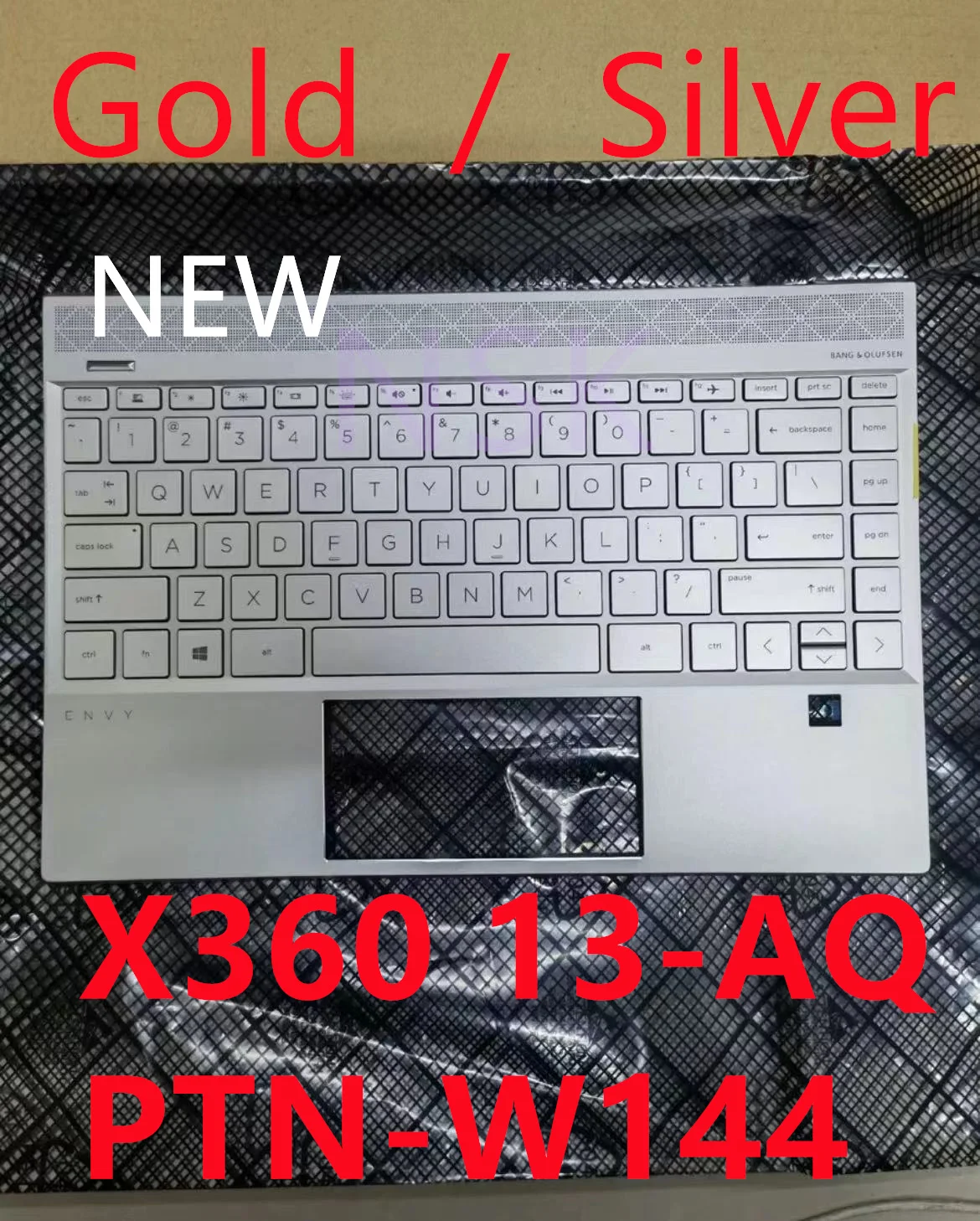 

For HP Envy X360 13-AQ TPN-W144 keyboard C case L53415-001 in stock original gold and silver