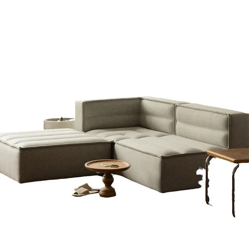 Nordic living room module sofa Italian minimalist, small apartment free combination designer villa club fabric sofa