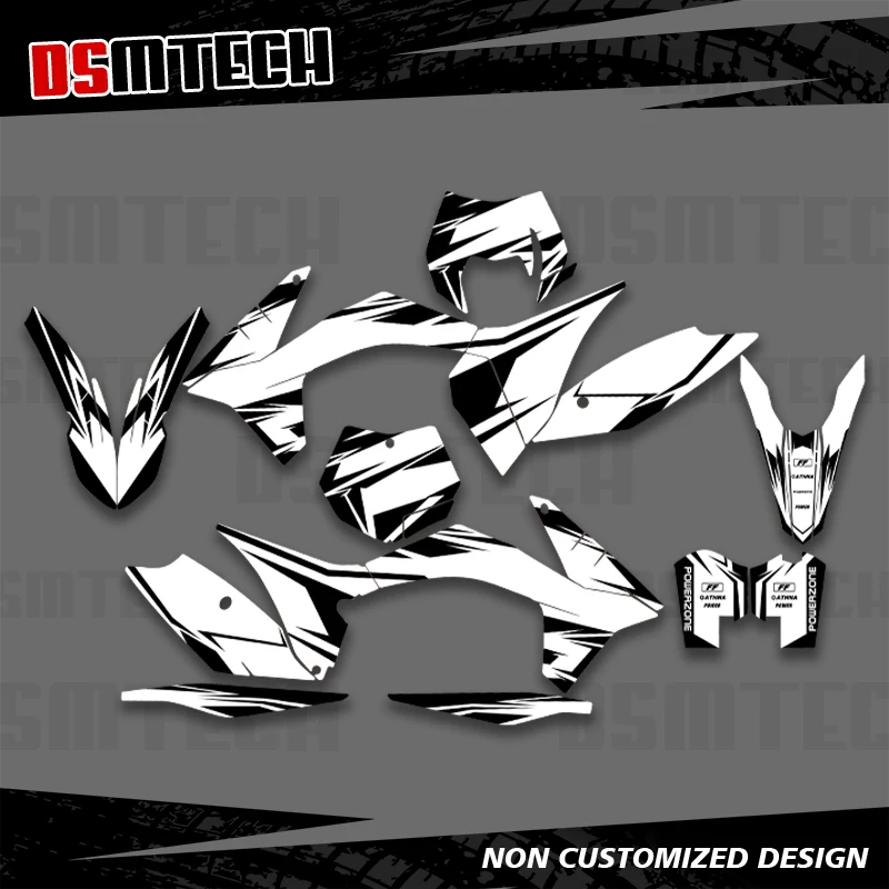 

DSMTECH полная графика наклейки мотоцикл фон на заказ для KTM 2011-2012 SXF EXC EXC-F 125 250 300 009