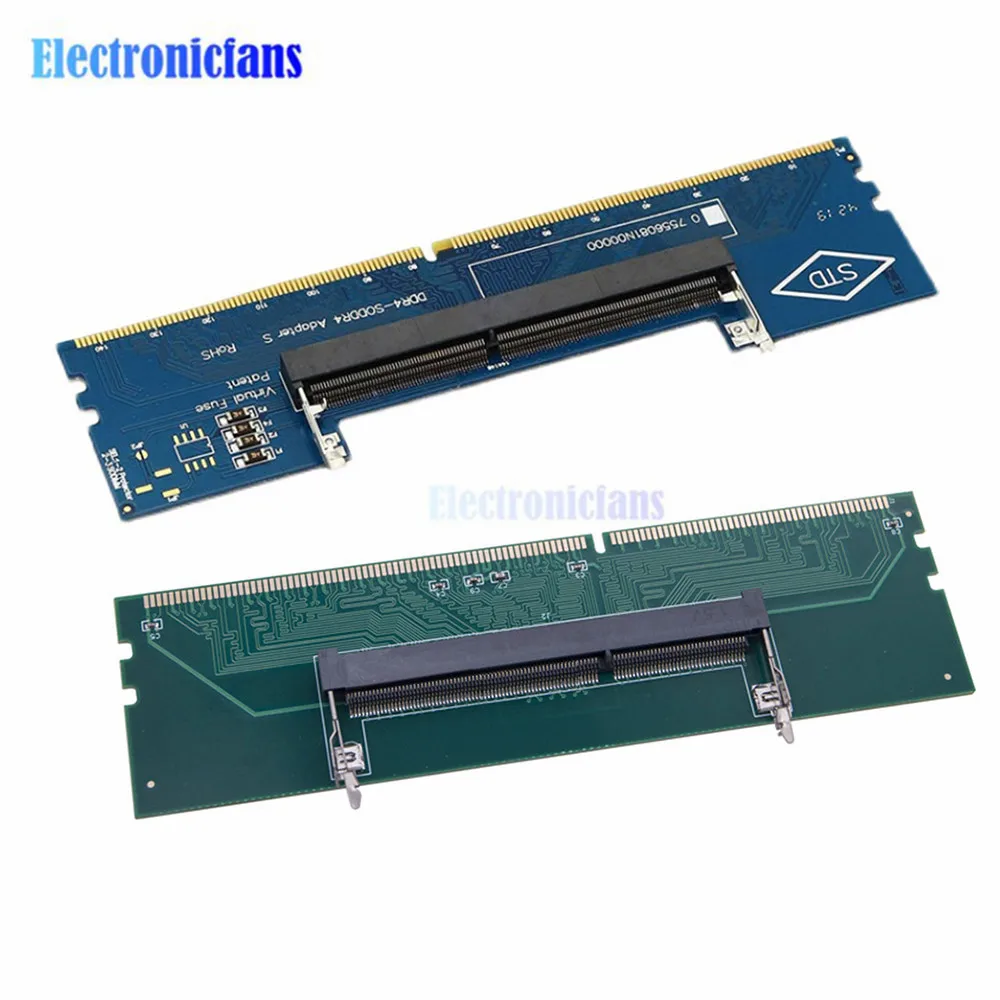 DDR3 DDR4 DDR5 Laptop to Desktop Memory Adapter Card SO-DIMM To PC DIMM Card DDR3 DDR4 DDR5 Memory RAM Connector Adapter
