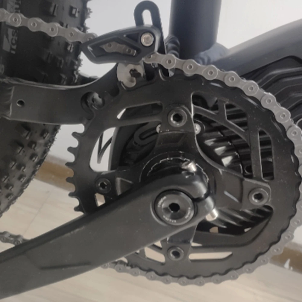 Guía de cadena superior de montaje directo ZTTO MTB Bafang Motor CG08 ajustable para bicicleta eléctrica Ebike con plato 1X