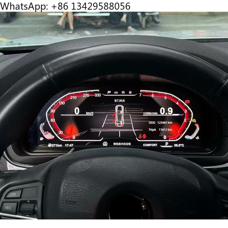 

Upgrade LCD Digital Cluster Speedometer Instrument New Auto Meter for BMW 6 Series F06/F12/F13 2011-2017