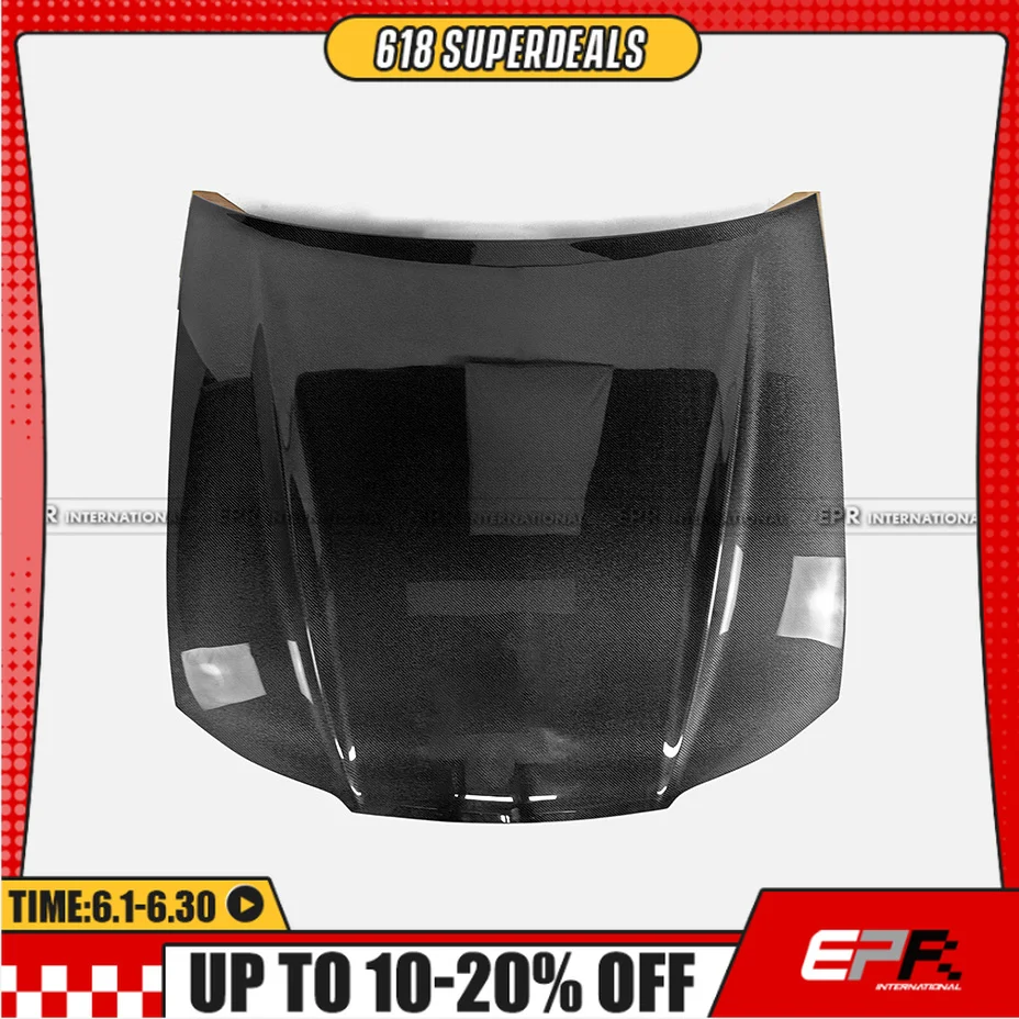 

For Nissan S15 Silvia VRT Type Front Hood - Sporty VRT-Inspired Design, Perfect Fit for S15 Silvia, Ideal for Exterior Upgrade