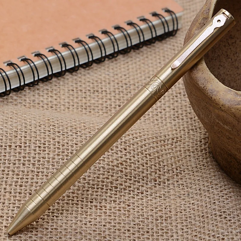 Copper Inkless Pen Retro Pen Handmade Signing Pen Gift Copper Gift Pen Durable Collectible Fountain Pens Brass Gel Pen