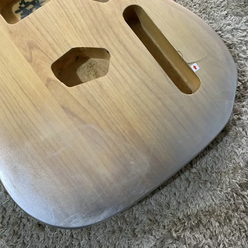 GB858 Surface Damage  Tele Electric Guitar TL Body Solid Wood With ASH TOP DIY Guitar Parts for Replace Custom Order Stock Item