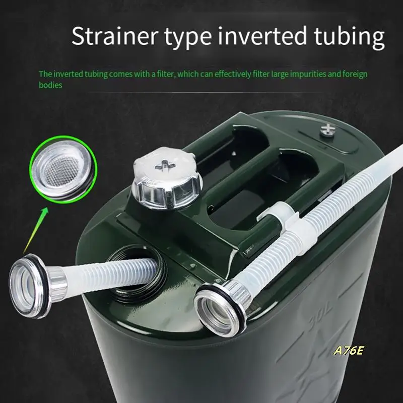 10L برميل يمكن الغاز الغيار الحاويات مكافحة ساكنة يمكن مربع الوقود الحاويات مانعة للتسرب خزان محمول الوقود لوازم السيارات دائم