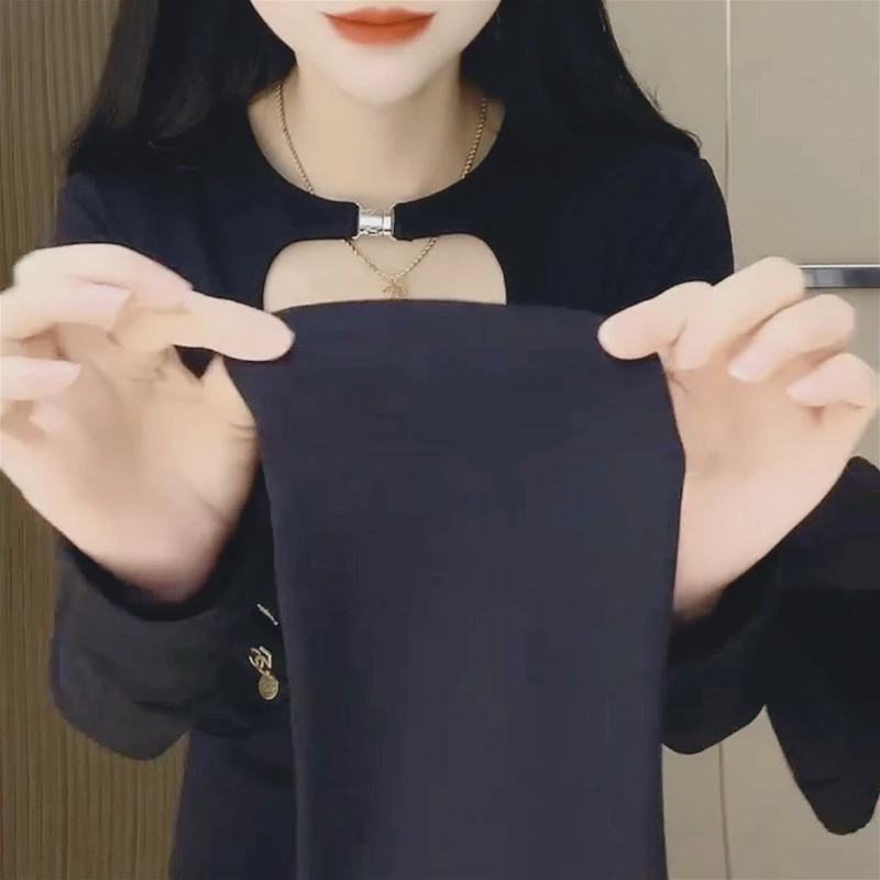 Le celebrità di Internet con leggings a vita alta indossano l'inizio dell'autunno del 2025, la nuova copertura della pancia, la pressione della carne, la magia versatile