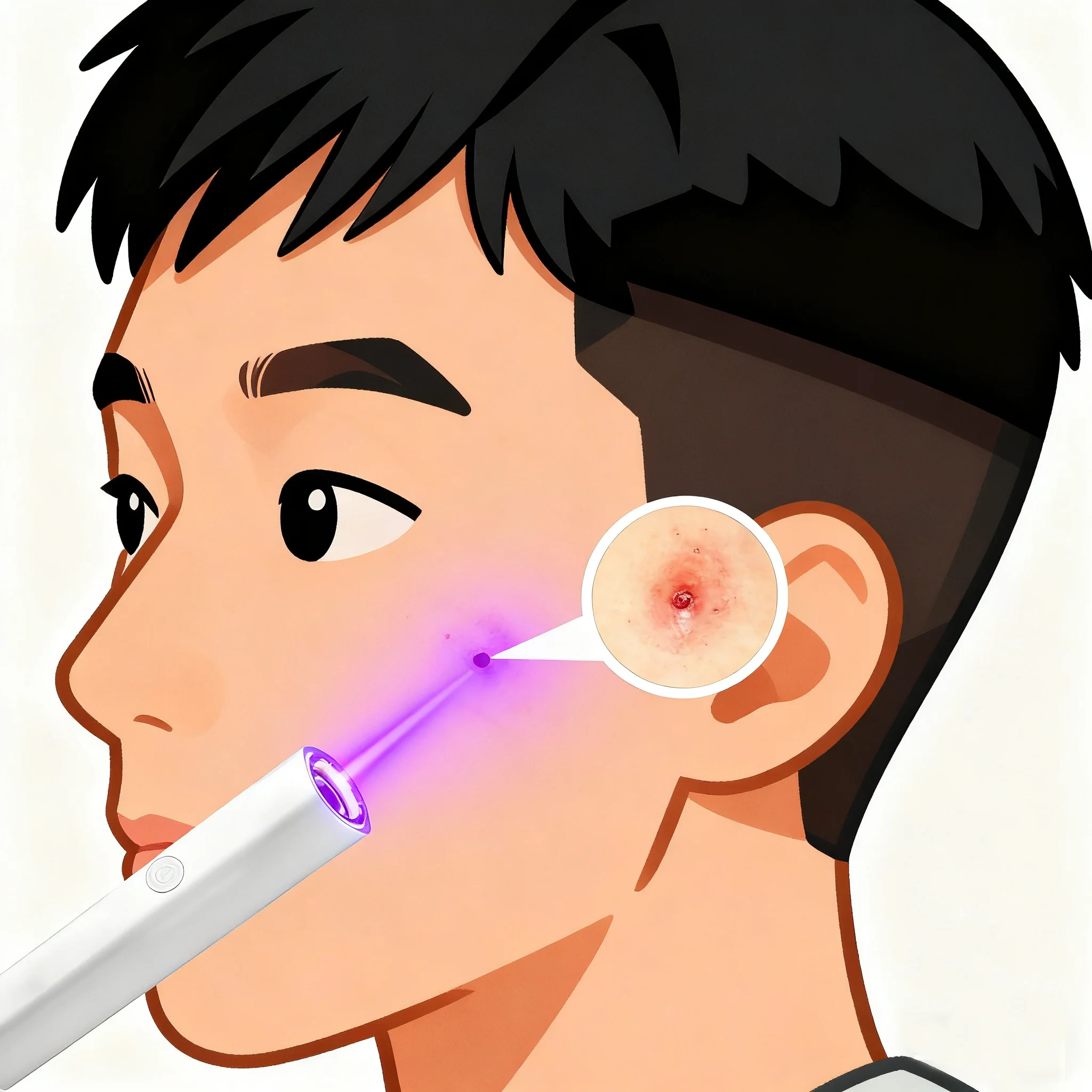 

Outil Wart Blue Light, а также изысканные уборы sur les