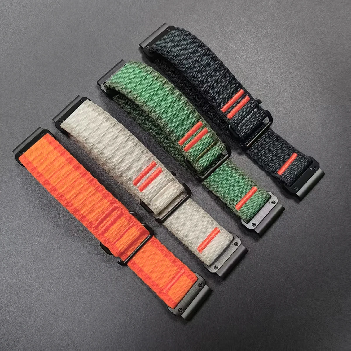 QuickFit 26mm 22mm Nylon Strap For Garmin Fenix E 8 7X 7 6 6X/Epix Pro Fenix 9 Pro Solar 51mm 47mm/Tactix 8 Watch Band Bracelet