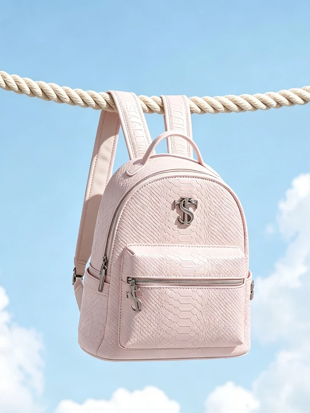 sac-a-dos-pour-femme-stk-breakout-premium-feel-travel-versatile-rose-tissu-doux-fermeture-a-glissiere-utilisation-quotidienne-impermeable
