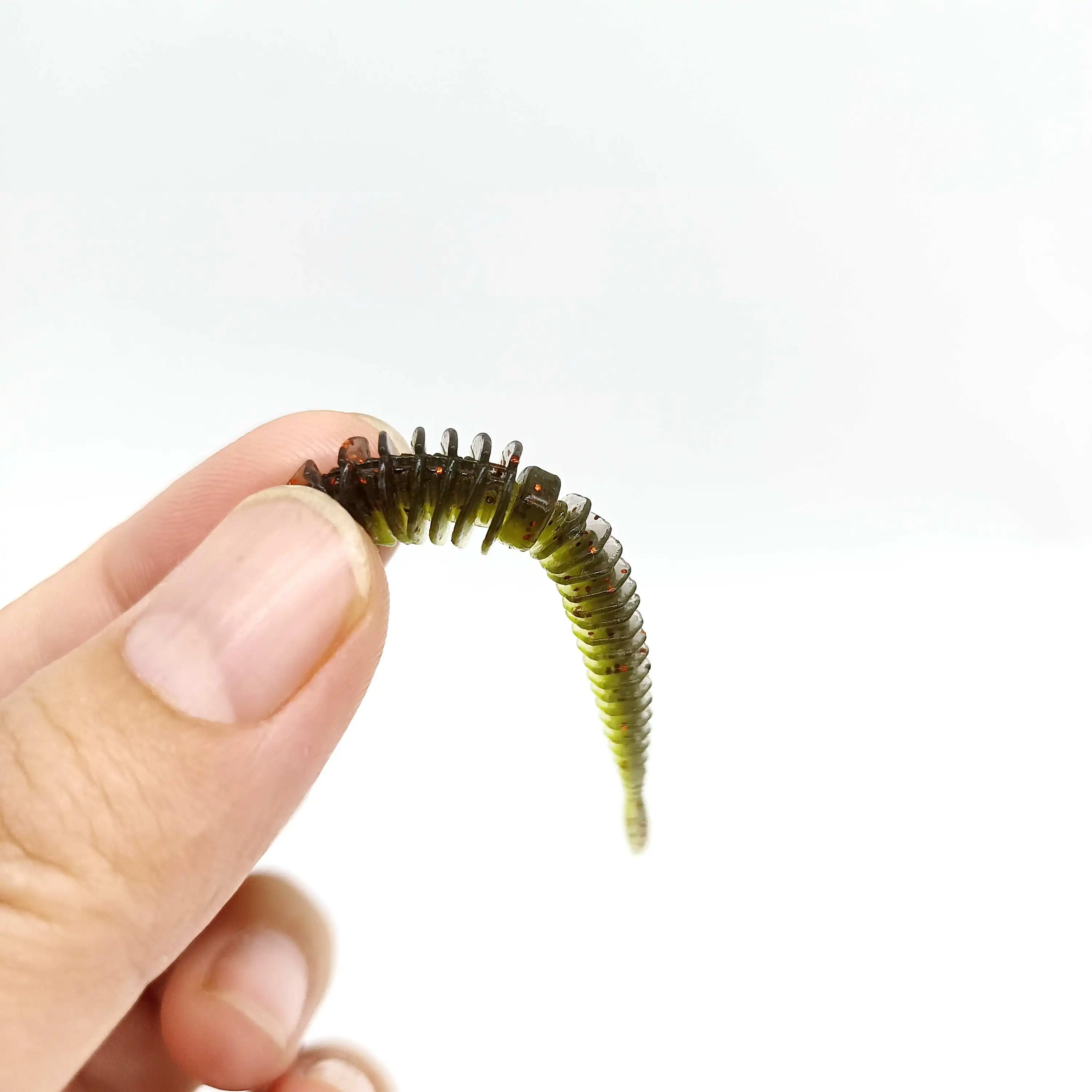DUODUOYU 20PCS Mini TPE Soft Fishing Lure 55mm/0.8g Floating Worms Suitable for BassSilicone Bait Isca Artificial Fishing Tackle