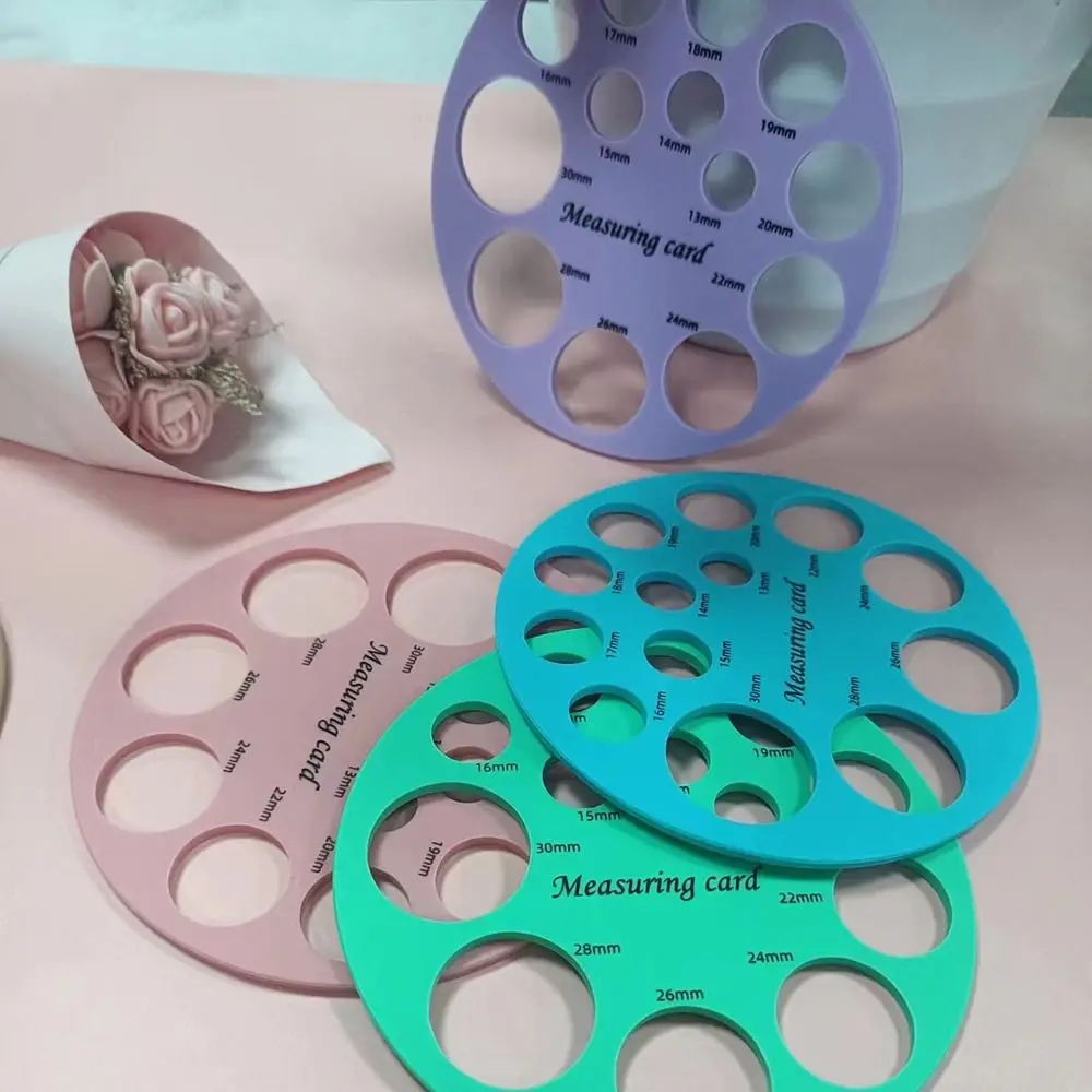 Efficient Breast Feeding Supplies Feeding Accessories Silicone Nipple Rulers Flange Ruler New Moms Circular Template Rulers