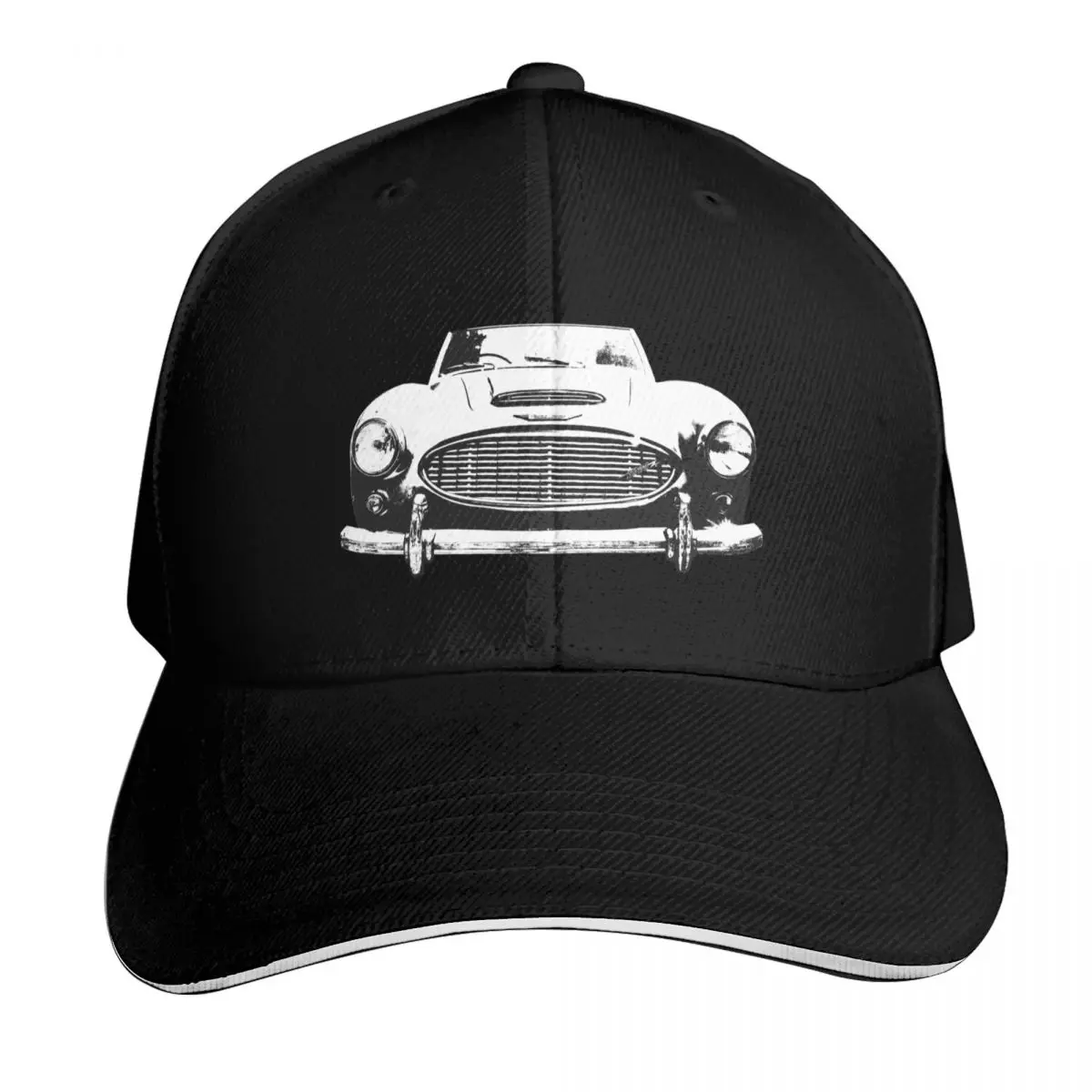Austin Healey 3000 1960s British classic car monoblock black and white Baseball Cap Men Women Casual Summer Sport Sun Cap