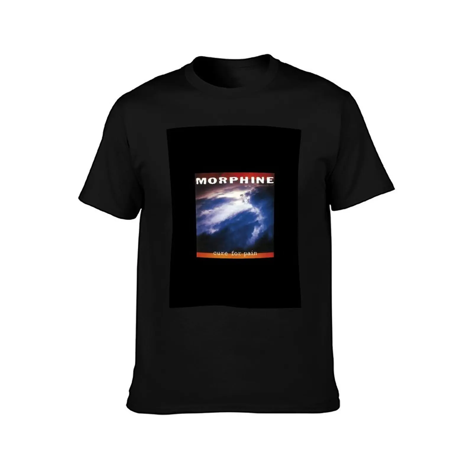 Vintage morphine cure of pain, band rock . Essential . T-Shirt Modern Print Casual T-Shirt